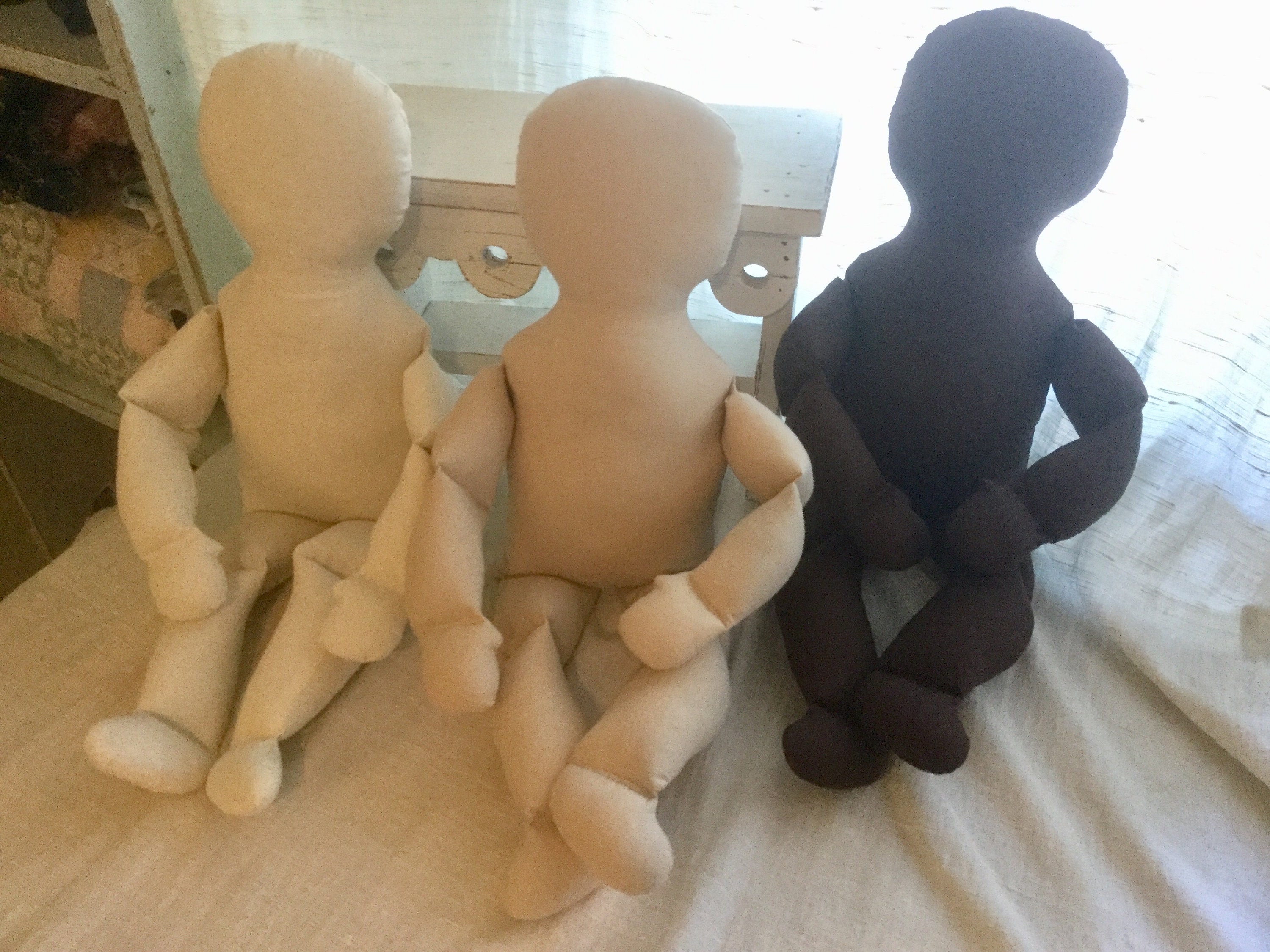 cloth Therapy 3 Doll body lot Infant 20” BABY Pediatric Tele-therapy Course jointed flexible doll by katiesdolls