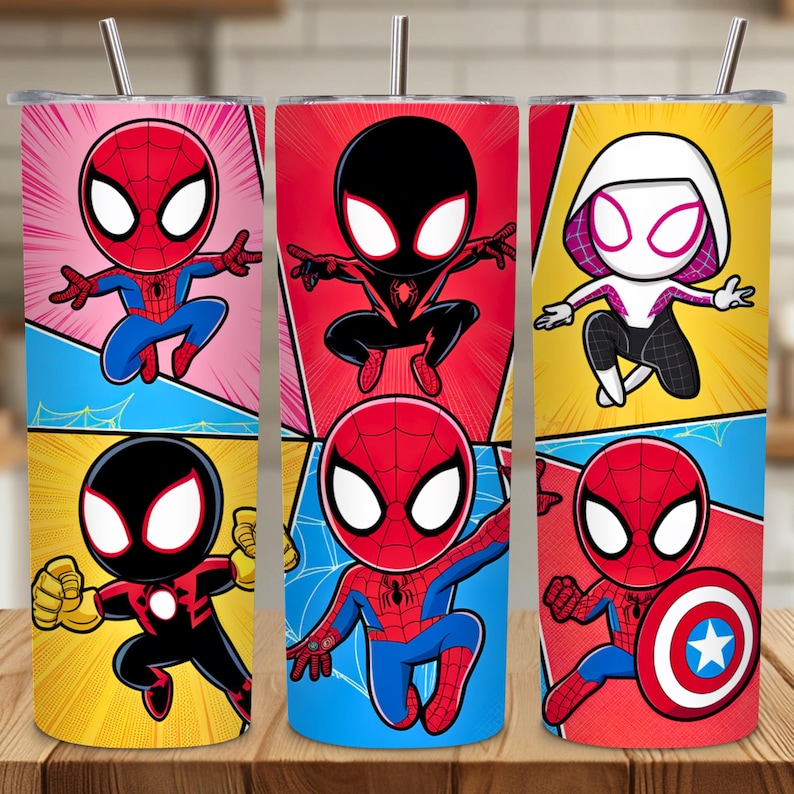 action hero tumbler, comic book tumbler, hero design wrap, superhero tumbler, popular design wrap, superhero red blue, trendy tumbler wrap, 20oz tumbler wrap, best hero design, skinny tumbler wrap, sublimation design, the unified studio, vintage comic strip