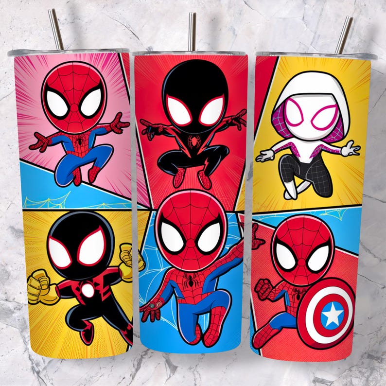 action hero tumbler, comic book tumbler, hero design wrap, superhero tumbler, popular design wrap, superhero red blue, trendy tumbler wrap, 20oz tumbler wrap, best hero design, skinny tumbler wrap, sublimation design, the unified studio, vintage comic strip