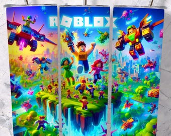 Gaming Tumbler Wrap: Game Characters, Sublimation Design (PNG Digital Download)