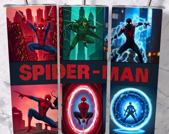 Comic Superhero Tumbler Wrap PNG: 20oz sublimatieontwerp (digitale download)