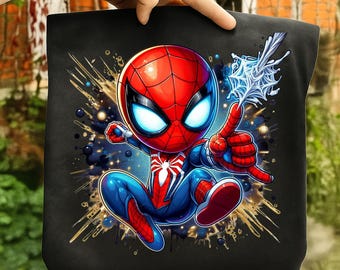 Archivo PNG de Baby Spiderman para diseño de sublimación (descarga digital)