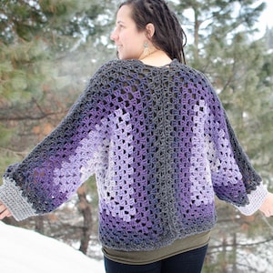 PDF PATTERN, Crochet Hexagon Cardigan Pattern, Crochet Sweater Written Pattern