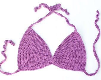 Haut de bikini au crochet, patron PDF