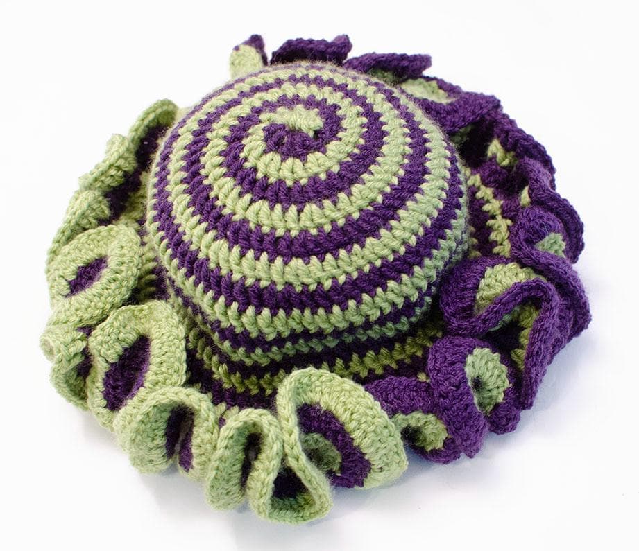 30 Ruffle Bucket Hat Crochet Patterns for Summer, Cottagecore, and Everyday Wear 29 Spiral Ruffle Bucket Hat Crochet Pattern
