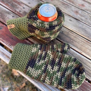 The Original Beer Mitten, Updated Pattern includes Matching Mitten!