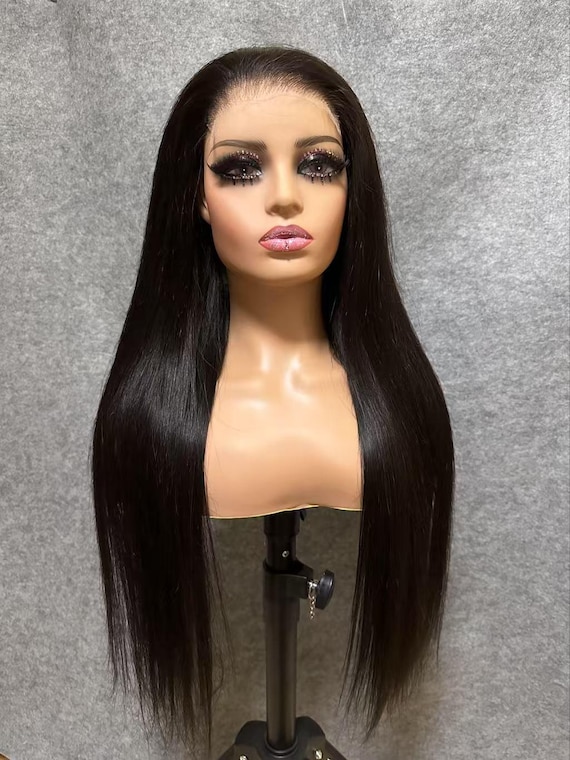 Glueless HD Lace Wigs Human Virgin Hair Wig Pre Plucked Hairline Silky Straight 200% High Density 5X5|13x4 Lace Closure|Frontal Wig