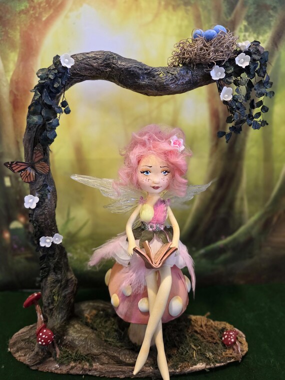 Pixie Elf Woodland Fairy Dolls Vintage Woodland Fairy Elf Figurine