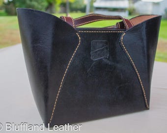 Handmade Leather Handbag Tan, Leather Handbag, Hand Stitched, Gift for Her
