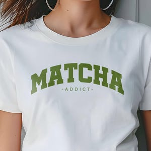 Matcha Addict Baby T-Shirt, Matcha-Liebhaber-T-Shirt, süßes Matcha Latte T-Shirt, Matcha-Liebhaber-Geschenk für sie