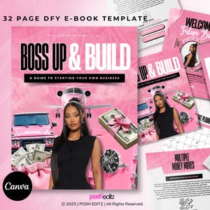 PLR EBook to Resell, 32 Pages, Ebook Template Canva, Ebook Cover, Digital Ebook DFY, Digital Products, Editable Ebook Template