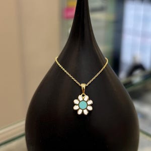 14k Daisy Pendant, 14k Flower Necklace, Daisy Charm, Dainty Everyday, Daisy Flower Gift, Gold Necklace,14k Gold Jewelry, Daisy Necklace Gift