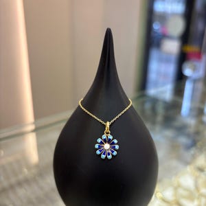 14k Daisy Pendant, 14k Flower Necklace, Daisy Charm, Dainty Everyday, Daisy Flower Gift, Gold Necklace,14k Gold Jewelry, Daisy Necklace Gift