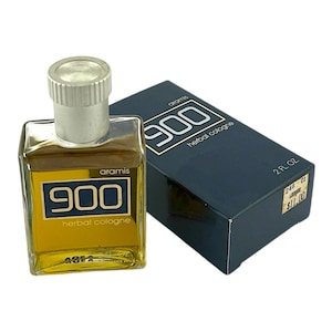 Vintage Aramis 900 Cologne 1980s Original Formula 2oz 80% Full Rare Men’s Chypre Fragrance Oakmoss Herbal Collector Gift for Him NOS w Box