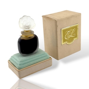 Perfume Parfum Vintage Estée Lauder Youth Dew Pure Extrait 1980s 1/4oz Frosted Bottle Shell Stopper Thread Sealed Original Youth Dew Scent