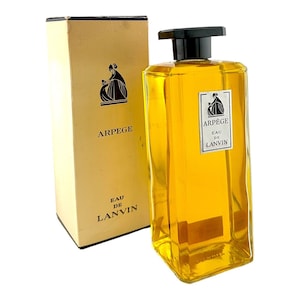 Huge 1960s 16 oz. Arpège Eau de Lanvin Perfume - Vintage Ultra Rare NIB Pristine
