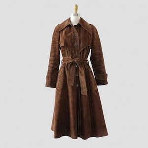 Brun mockakappa för kvinnor, enkelknäppt maxikappa för kvinnor, lång falloutkappa för kvinnor, snygg trenchcoat för kvinnor