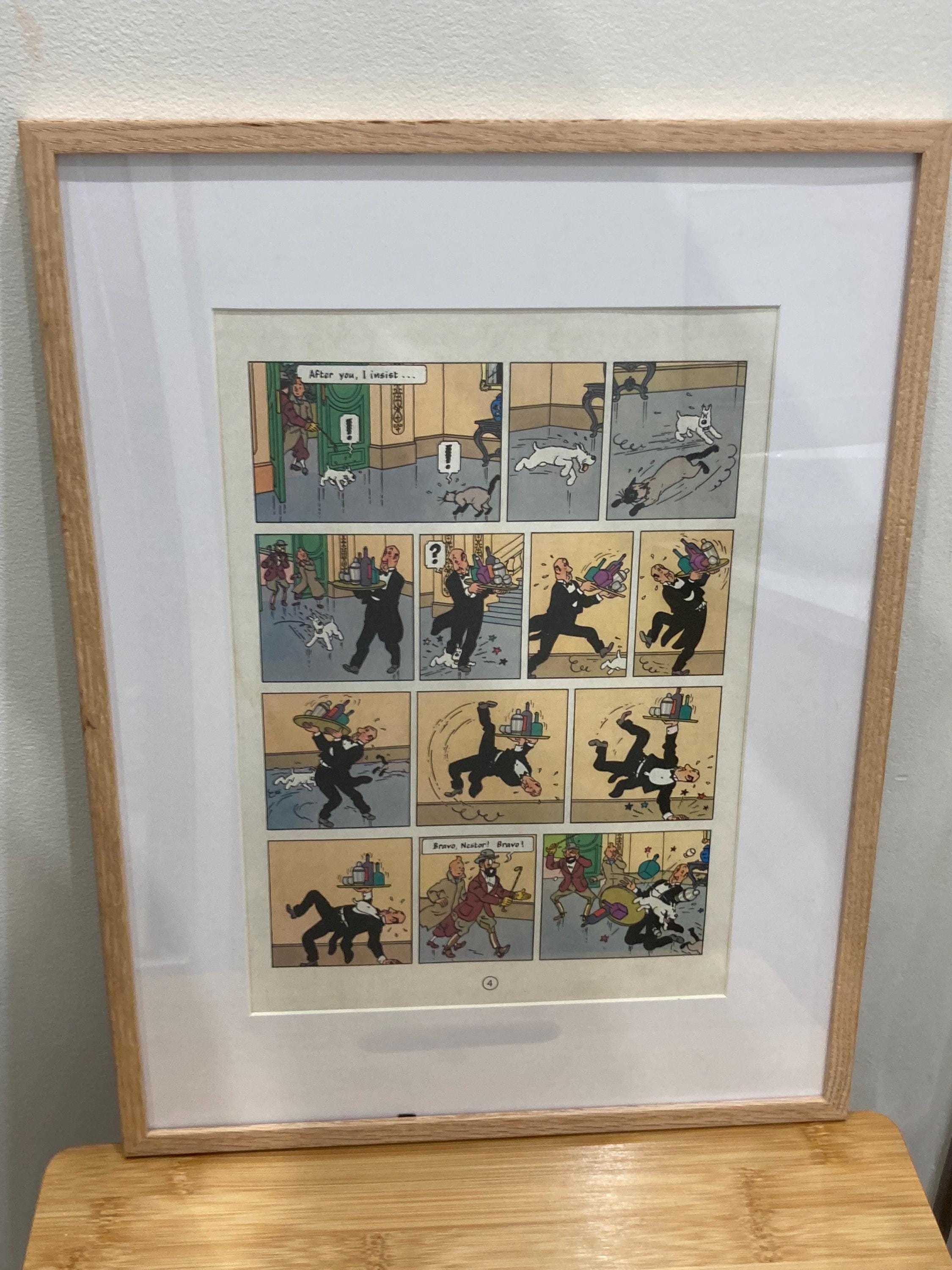 Tintin Frame Wall - Etsy