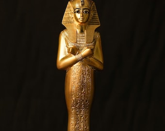Egyptian King Tutankhamun statue, Museum replica for King Tutankhamun&#39;s statue, Replica statue for King Tutankhamun for sale.
