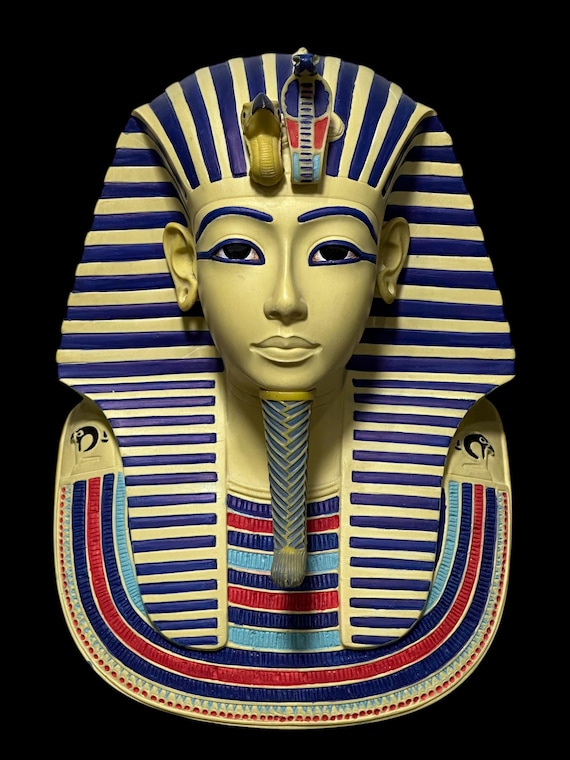 Egyptian King Tutankhamun Mask, 30 Cm in Height, Museum Replica