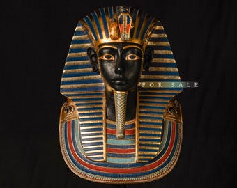 希少なツタンカーメン王の黄金のデスマスク - 24K金メッキ銅製