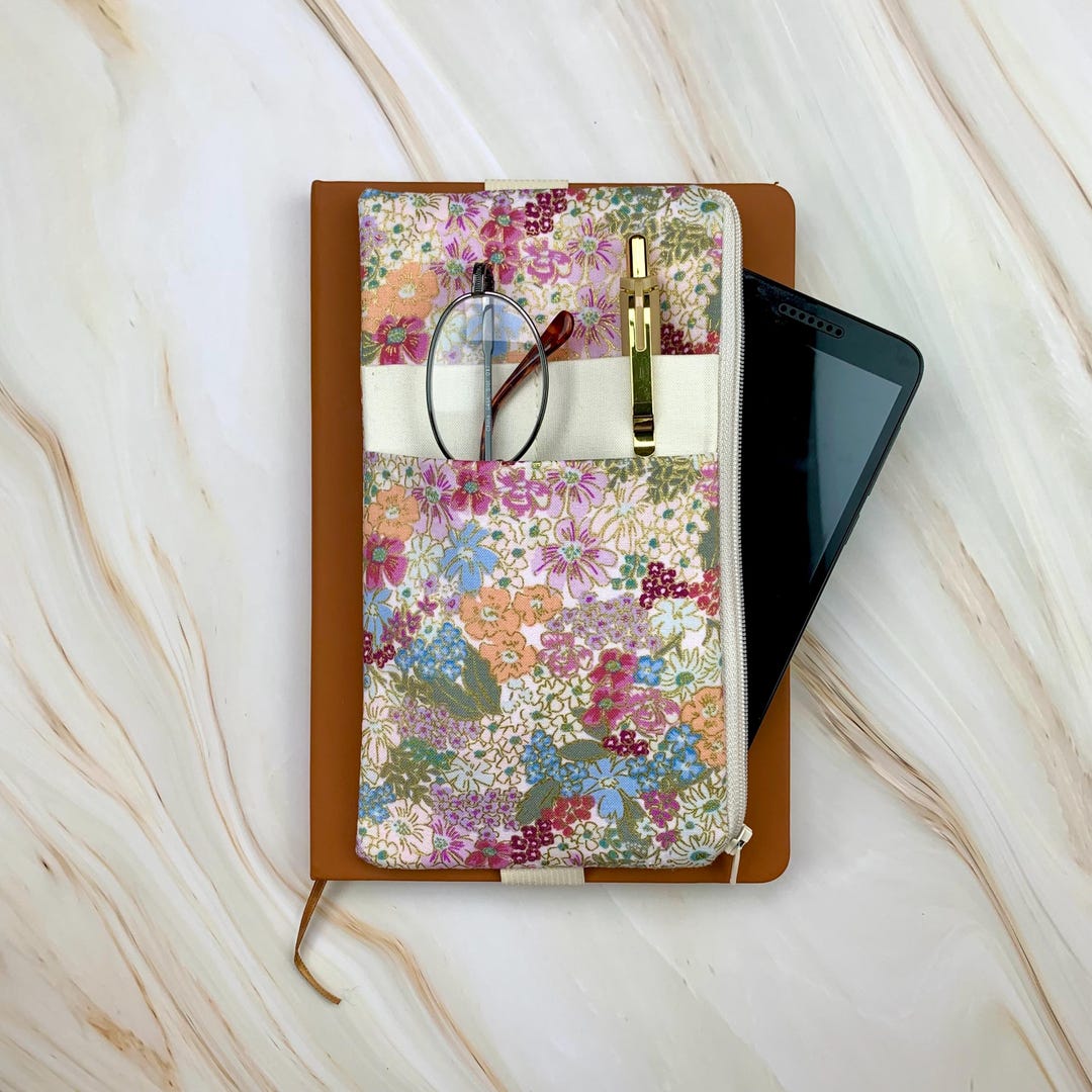 Zipper Pouch With Attachable Band for Notebook Planner or Journal ...