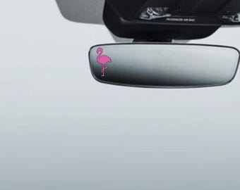 Flamingo Mini Decal Sticker: Holographic, Matte, Glossy, Shimmer, Sparkle