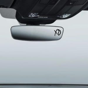 XO Heart Mini Decal Sticker- Custom Car bumper, rearview mirror Laptop Vinyl
