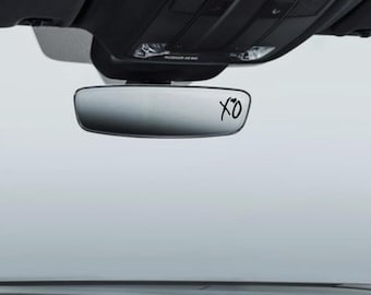 XO Heart Mini Decal Sticker- Custom Car bumper, rearview mirror Laptop Vinyl