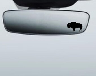 Bison Buffalo Mini Decal Sticker: Holographic, Matte, Glossy, Shimmer, Sparkle