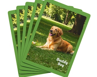 Custom Photo Playing Cards - Personalized Playing Cards with Photos - Bulk Wedding Favors -Groomsmen Custom Printed Deck of Cards-Birthdays