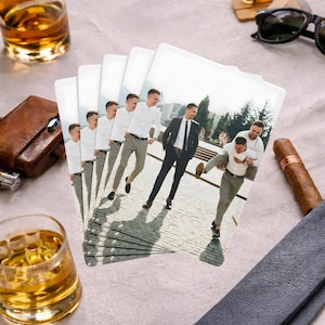 Custom Photo Playing Cards – Personalized Wedding, Party, Event Favors (Deck)