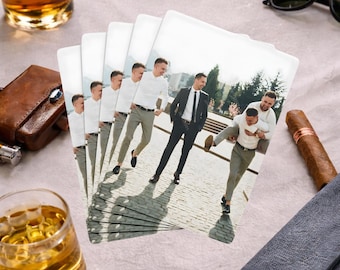 Aangepaste fotospeelkaarten: gepersonaliseerde gunsten voor bruiloften, feesten en evenementen (deck)