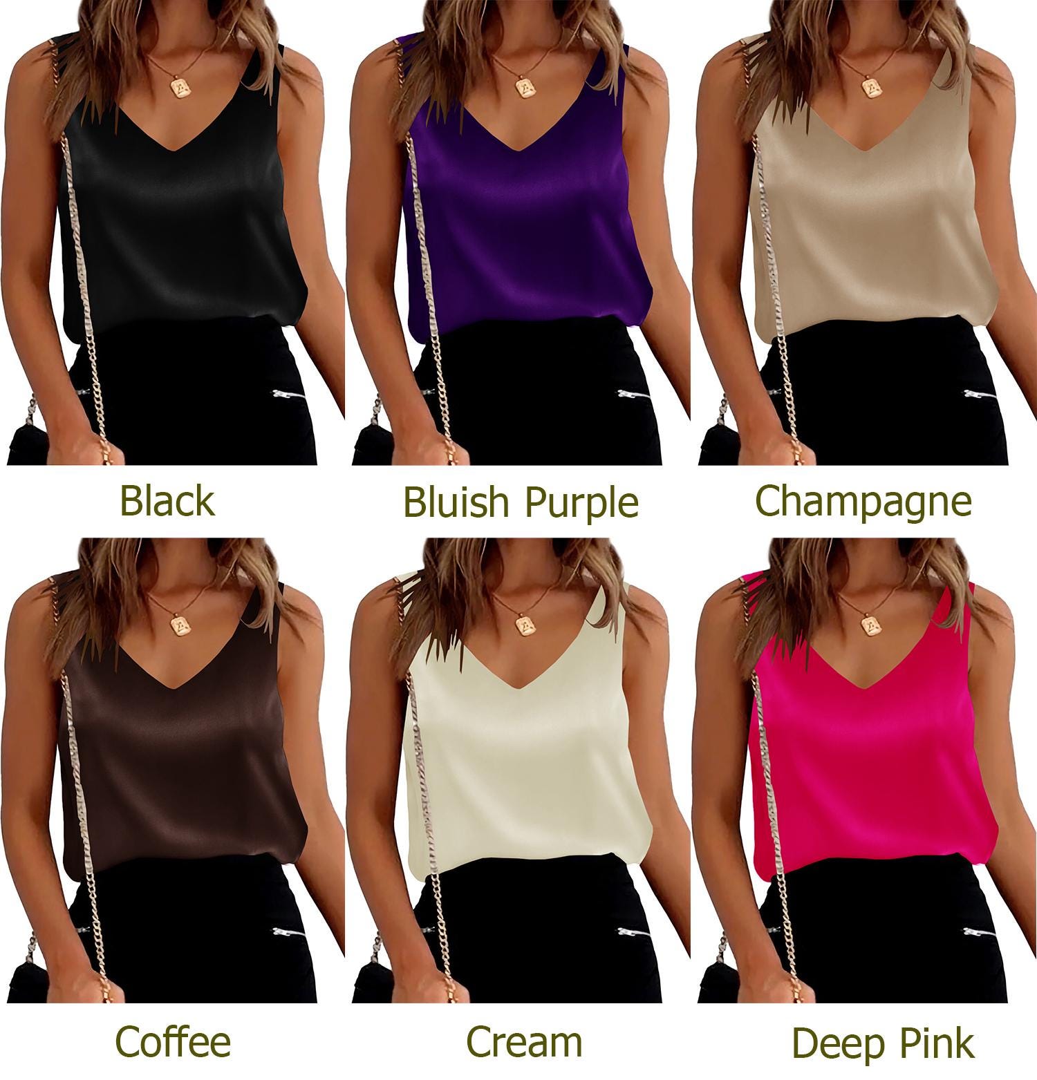 トップス room306contemporary Satin Camisole Tops room306 CONTEMPORARY / Satin Camisole Tops