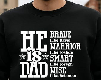 He Is Dad Svg Png, Christian Fathers Day Svg, Fathers Day Gift Svg, Best Dad Ever Svg, Man Myth Legend Svg, Gift For Her, Cut Files Cricut