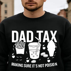 Papa taxe s'assurer que ce n'est pas du poison Svg, Svg fête des pères, papa vie Png, Funny Dad Png, cadeau pour elle, papa définition Png, couper des fichiers Cricut