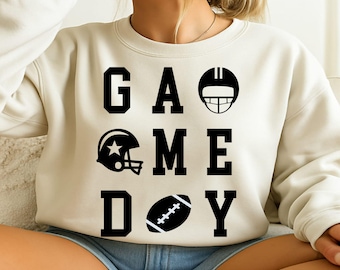 Game Day SVG, Football Season PNG, Cut Files (Digital Download)
