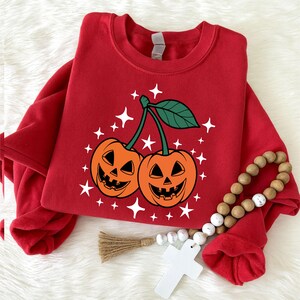 Pumpkin Cherries Svg Png, Autumn Girly Svg, Vintage Halloween Pumpkin Svg, Fall Pumpkin Svg, Boho Pumpkin Coquette Png, Cut Files Cricut