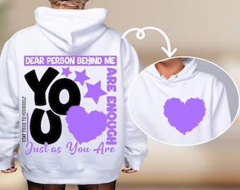 Mental Health Svg: You Are Enough Design (Digital Download)