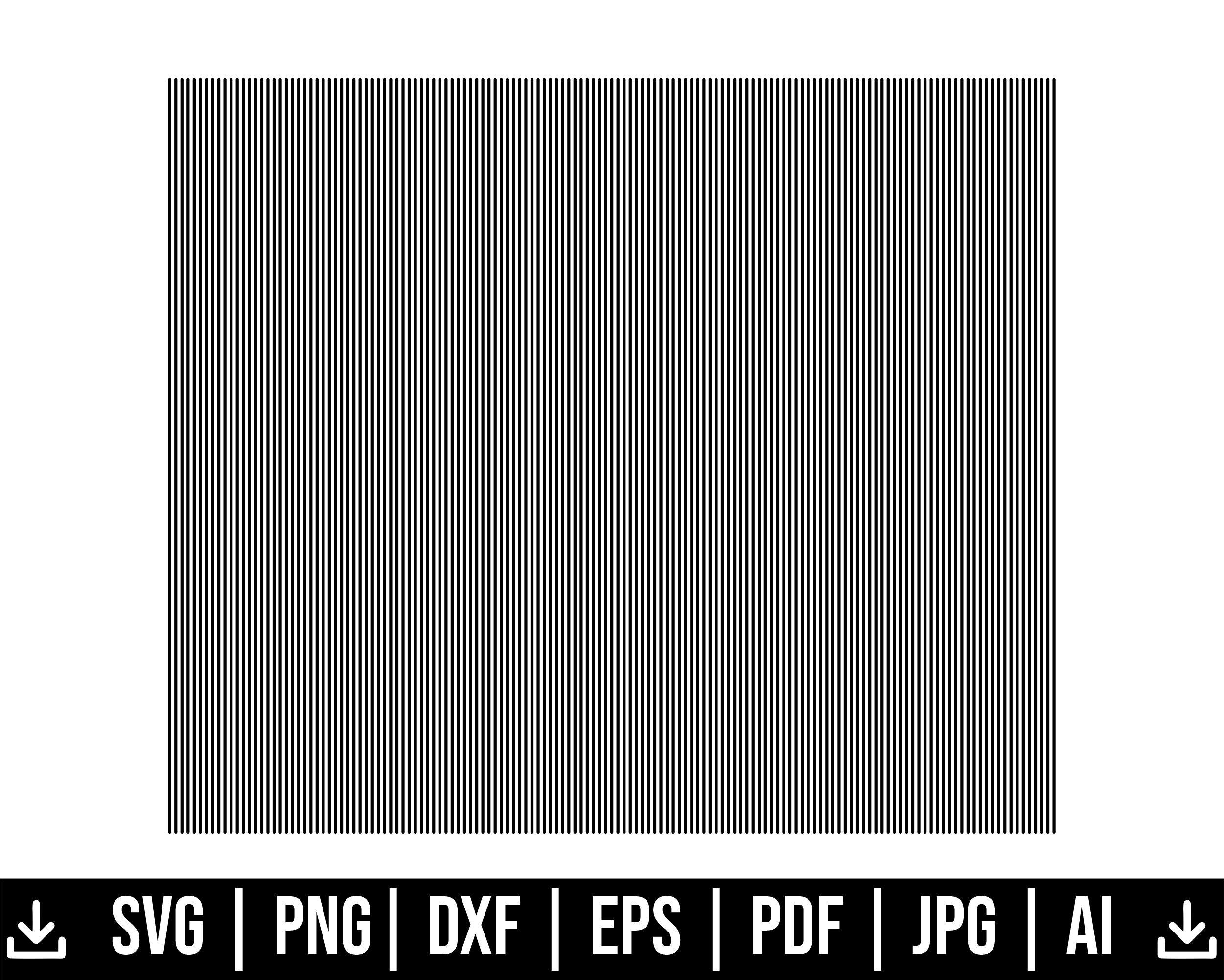 Vertical Stripe Pattern SVG: Line Print Cut File (instant Download) - Etsy