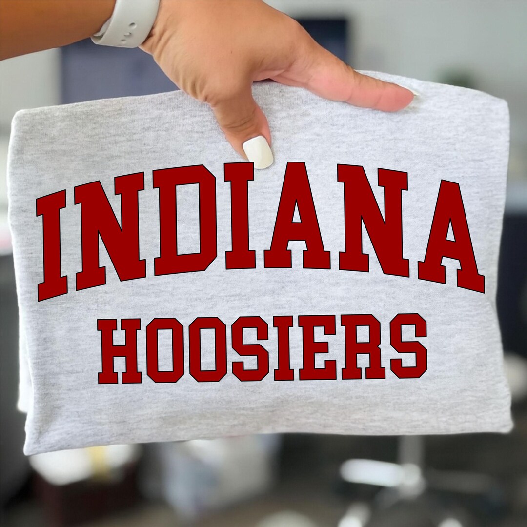 Indiana Hoosiers Svg Png, Varsity Font Svg, Game Day Svg, Sport Svg ...