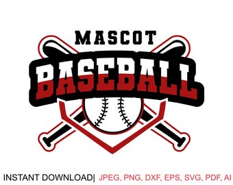 Baseball Team SVG Template: Custom Shirt Design, Cut Files (Digital Download)