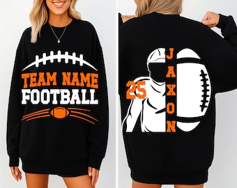 Custom Football Team SVG: Retro Sports Design, Game Day Shirt (Digital Download