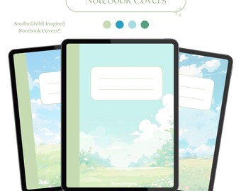 Studio Ghibli iPad Notebook Covers | Howl's Moving Castle (Digital Download)