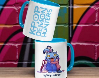 Custom Name Mug, Custom Name Kpop Demon Hunter Mug, Name Mug, Custom Coffee Mug, Personalized Coffee Mug,11oz and 15oz Mug,Kpop Demon Hunter