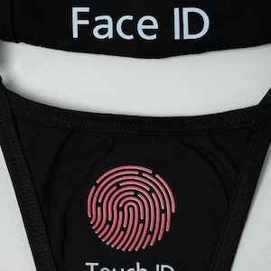 Custom underwear Face ID Touch ID lingerie for couple boxers and thongs image 6