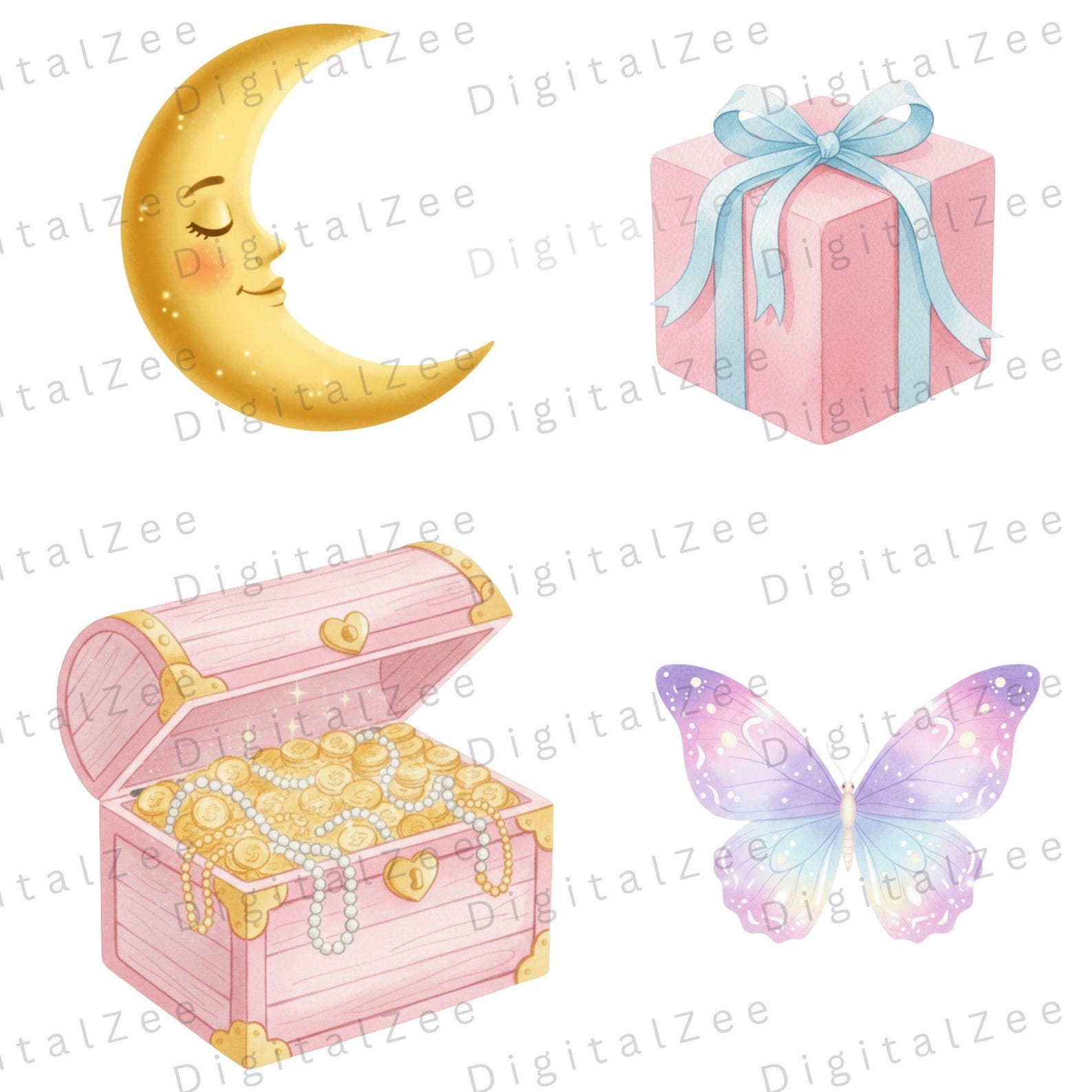 Watercolor Princess Clipart, Cute Princess, Little Princess PNG ...
