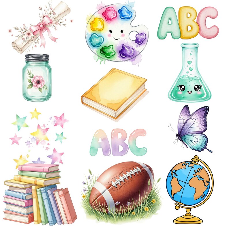 Digital download clipart for teachers and students, ideal for lesson plans and classroom use