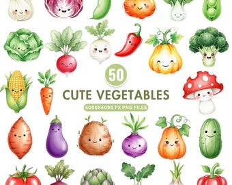 Imágenes prediseñadas de verduras lindas, imágenes PNG de verduras en acuarela, imágenes prediseñadas de comida kawaii, imágenes prediseñadas de zanahoria, tomate y aguacate, imágenes prediseñadas de cocina saludable, imágenes prediseñadas de huerto agrícola