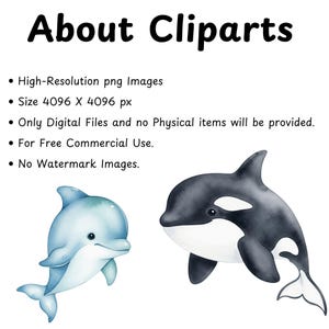 Watercolor sea creatures including cute whale, jellyfish, and octopus clipart set